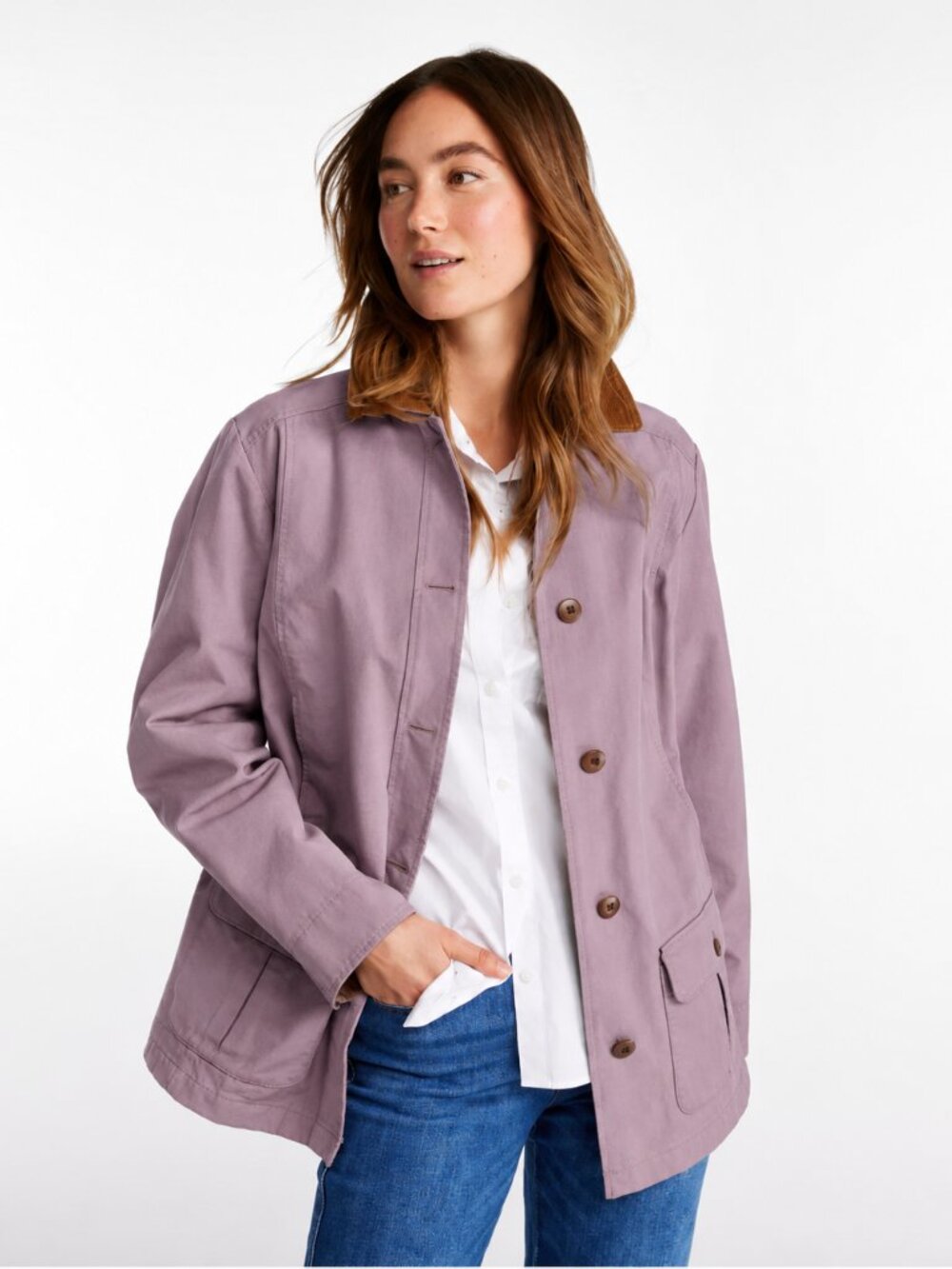 Twilight Purple L.L.Bean Adirondack Barn Coat, Flannel-Lined (Limited Ed)